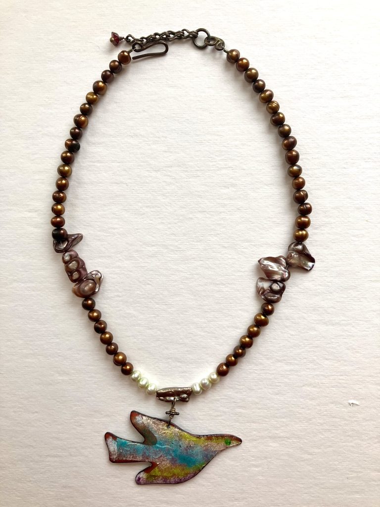 Copper_enamel_necklace_with_fresh_water_pearls